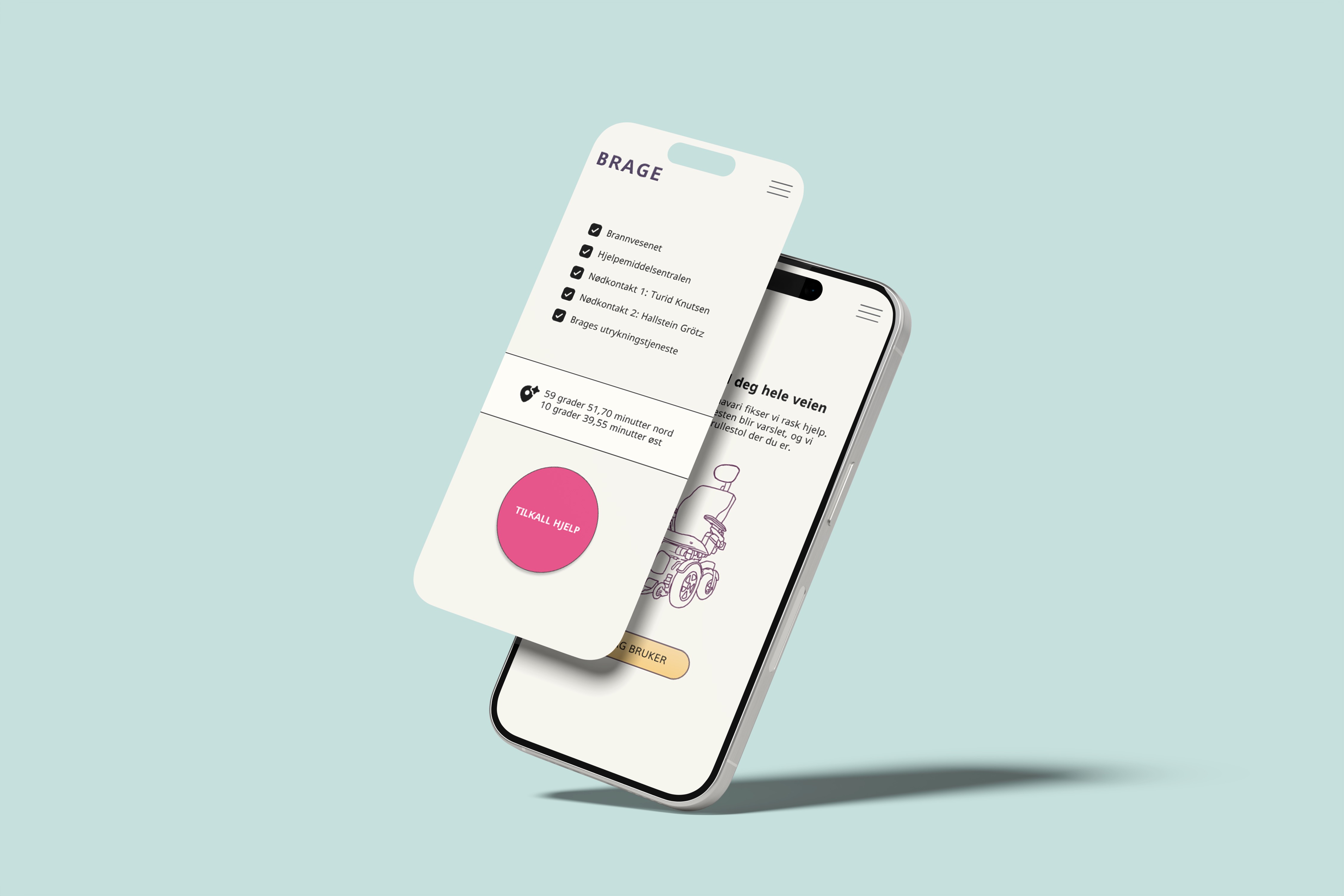 Skjermbilde av appen Brage